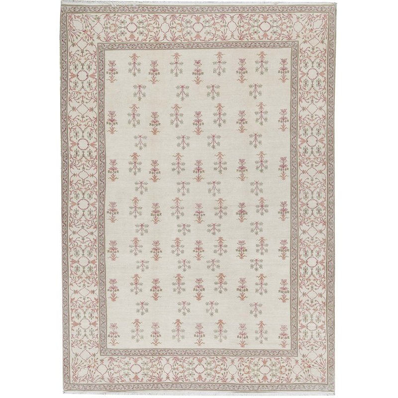 Striped Area Rug in Beige