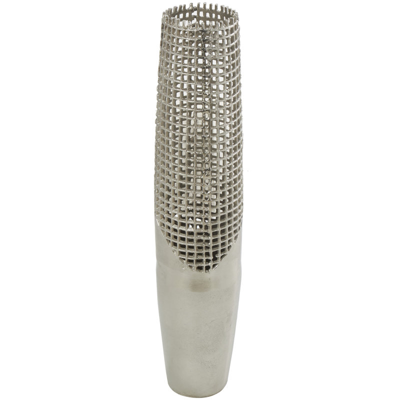 Vase de plancher en aluminium Arionne, H 29,05 po x l 6,2 po x P 6,05 po