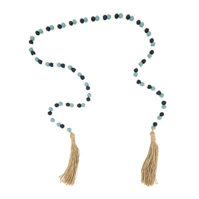 Earthy Elegance Wood Beaded Garland