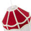 19cm H Fabric Empire Lamp Shade ( No Direct Attachment Method ) in Red