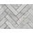 11" x 9" Marble Herringbone Mosaic Wall & Floor Tile