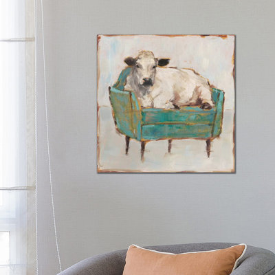 Moo-ving In I by Ethan Harper - Print on Canvas