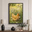 «Golden Hen in Sunlit Daisy Meadow», art de cuisine, impression sur toile encadrée-133595124-133595129