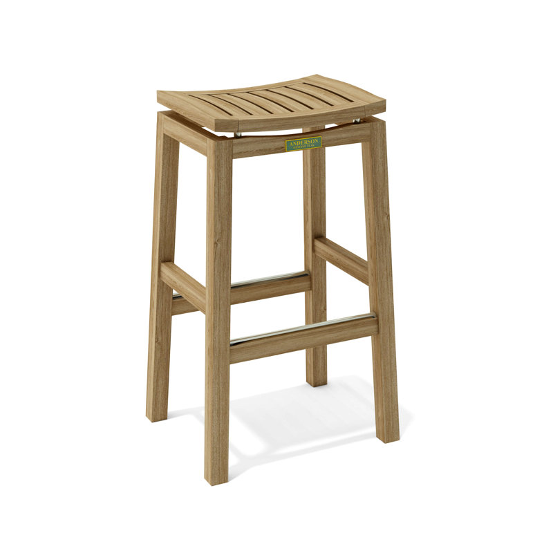 Winston Outdoor Teak Bar Stool