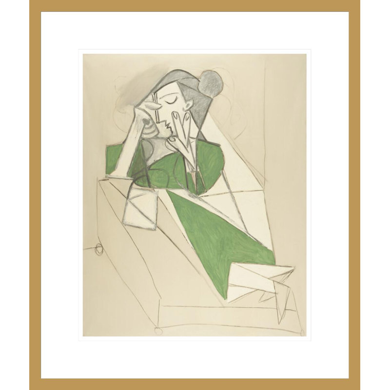 Pablo Picasso - estampe numérique encadrée, H 20,91 po x l 17,75 po