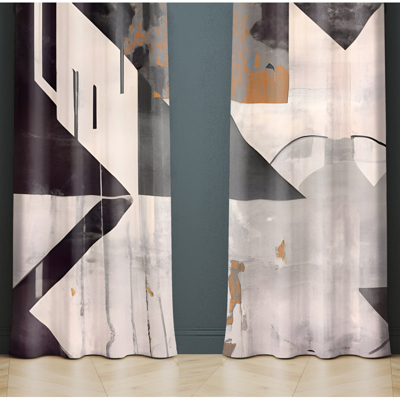 Rideau en polyester Amanullah, L 20 po x L 52 po