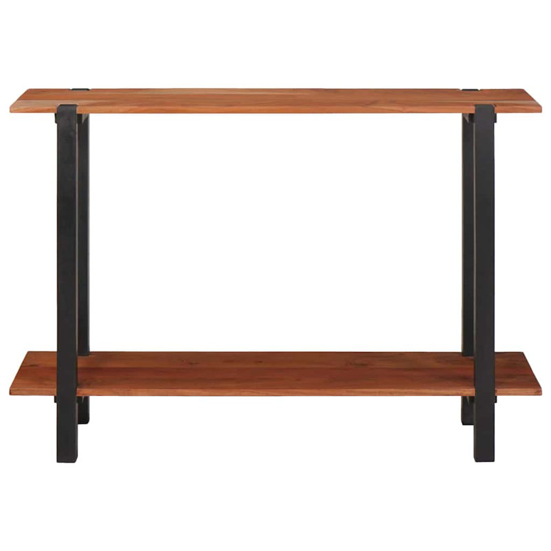 110cm Solid Wood Top Console Table