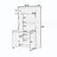 Armoire de rangement avec tablette réglable-2107682404
