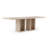 Jesper Faux Travertine Dining Table