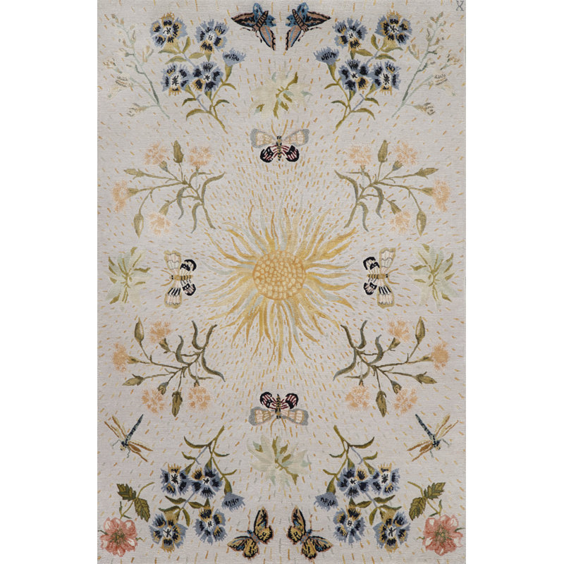 Floral Area Rug, Runner 3' x 12'
