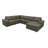 Sarenkhet Leather Match Large Seating Modular Sectional-88955413-88955412