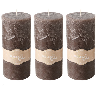 Ensemble de bougies pilier 3 pièces