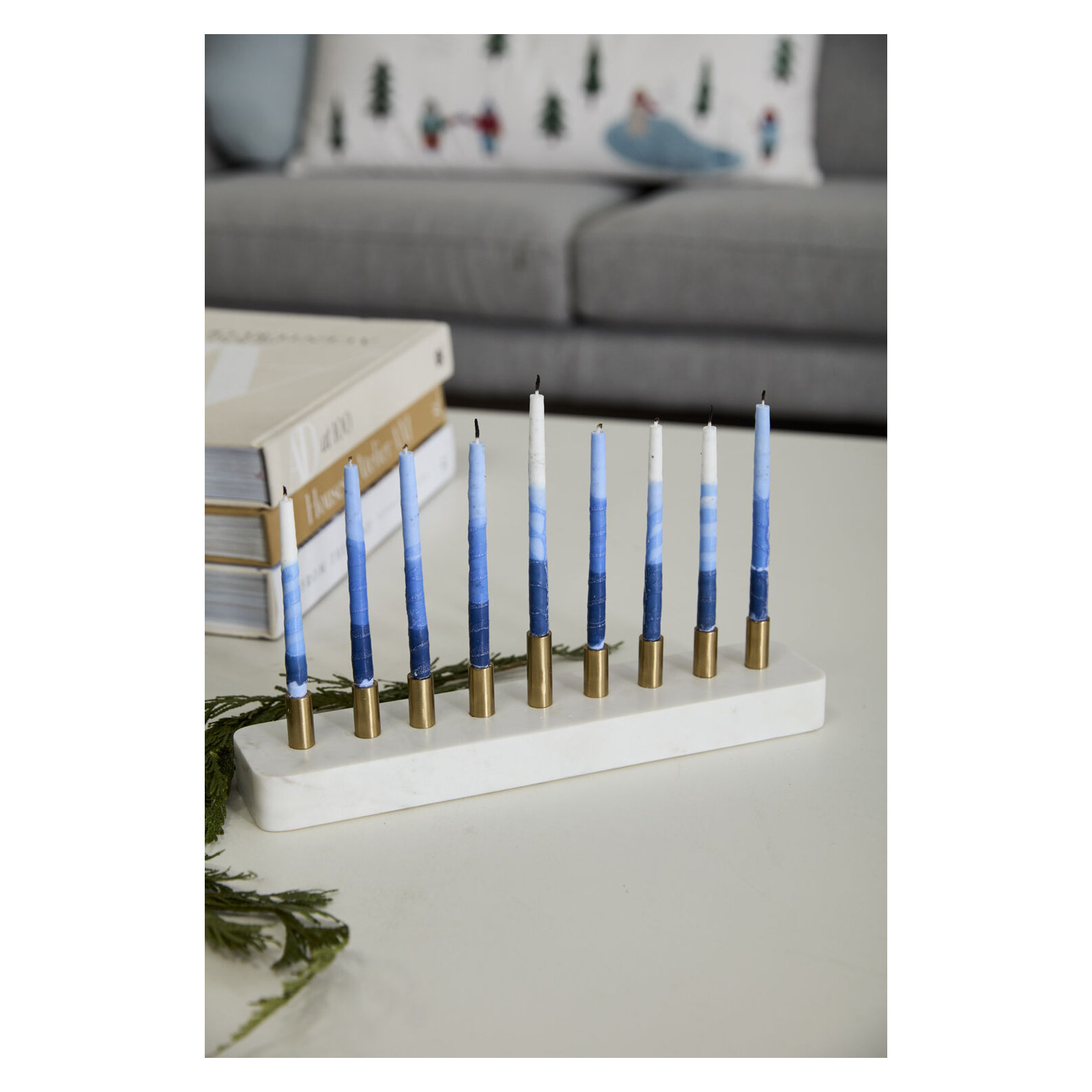 Menorah 12"x 2.5"x 2.5"