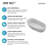 67'' x 31.5'' Soaking Solid Surface Bathtub