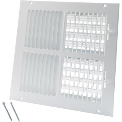Couvercles d'aération pour mur ou plafond 10 x 10 pouces