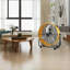 Ventilateur tambour industriel en métal 3 vitesses