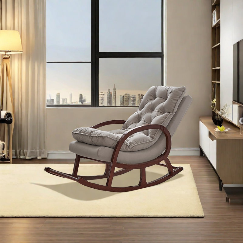 Fauteuil à bascule chinois, Gris