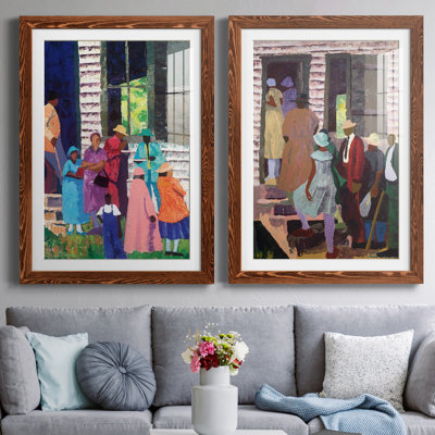 «Going to Church», ensemble de 2 reproductions d'art