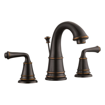Eden 8 in. Widespread 2-Handle Bathroom Faucet with Drain Assembly