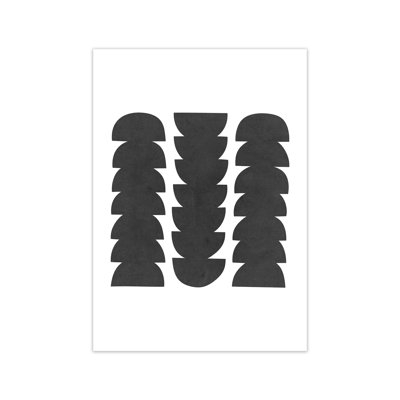 Mid Century Modern Abstract Grunge - Print