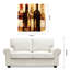 «Smokey Wine 3», impression sur verre