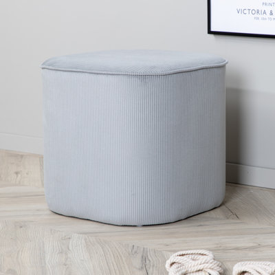 Darene 44cm Wide Round Pouffe Ottoman