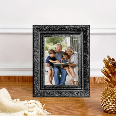 Cadre photo noir chaud 1 po 8 po x 10 po avec façade en plexiglas