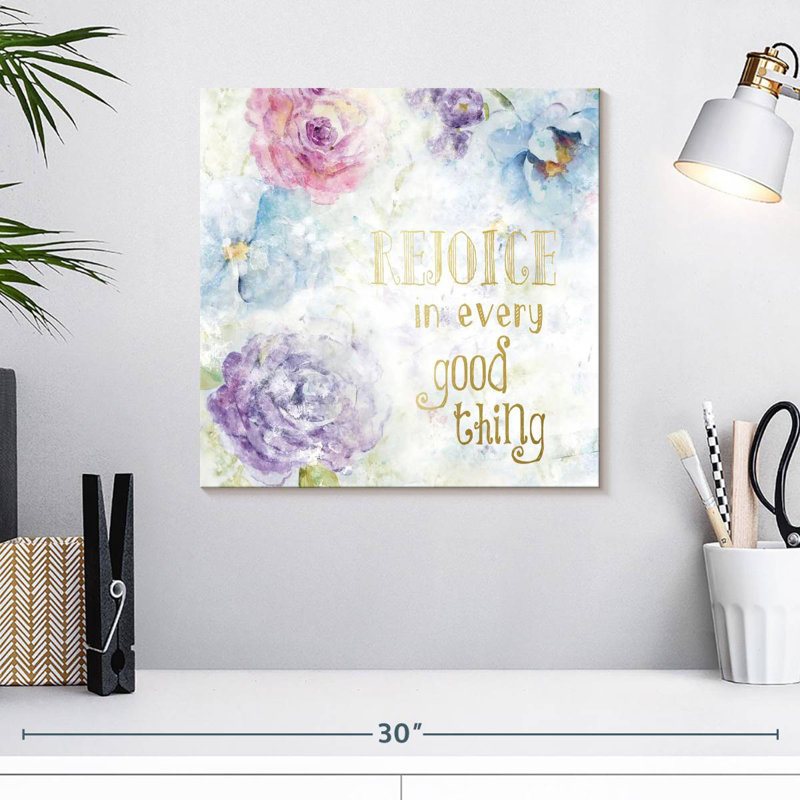 Tergel Rejoice, 16" H x 16" W