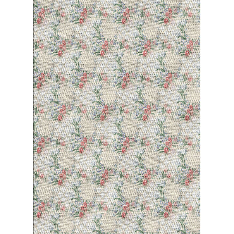 Tapis de surface beige en laine touffeté à la main Applewhite
