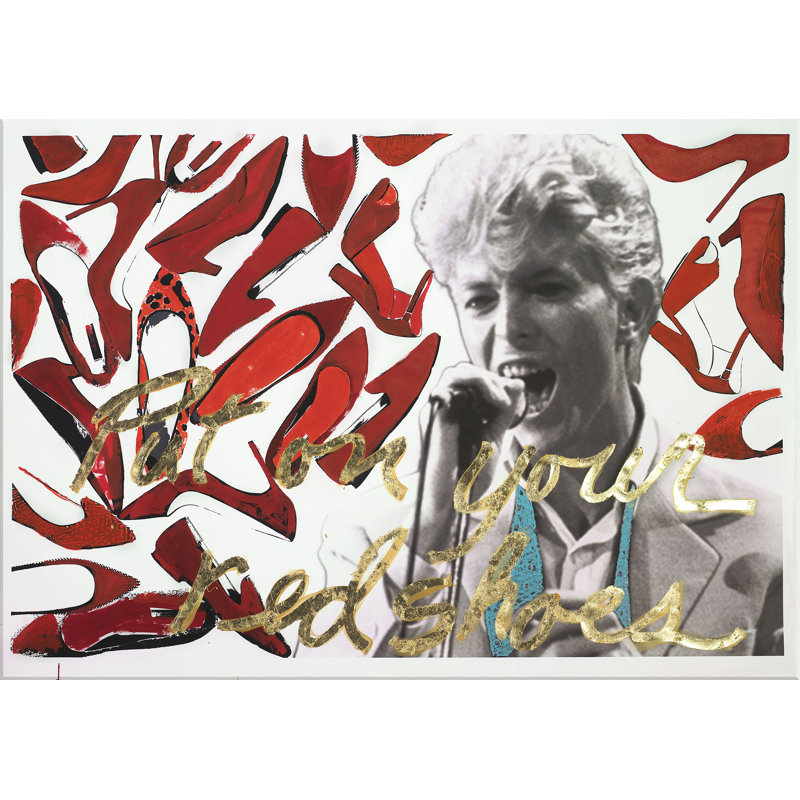 David Bowie-Let's Dance par Robert Robinson - Toile tendue
