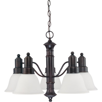 Lustre classique / traditionnel à 5 lumières Mayhugh