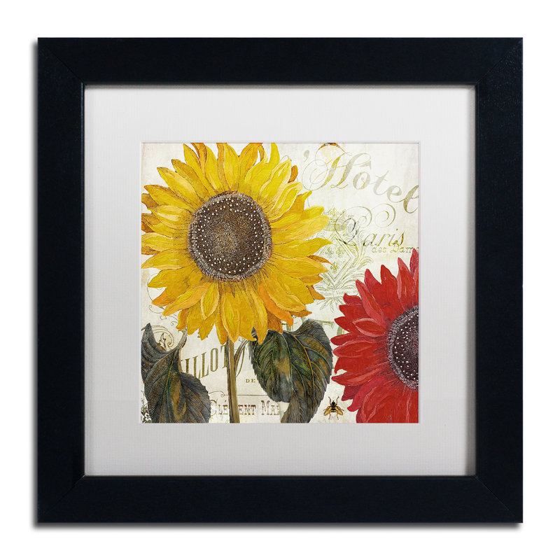 «Jadaya Sundresses I» par Color Bakery, impression encadrée, Blanc, H 16 po x l 16 po x P 0,5 po, Cadre noir
