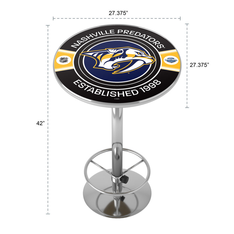 Table de bar avec repose-pieds Nashville