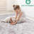 Loom & 2x8 Beige Geometric Area Rug - Non-shedding, Stain For Living Room, Bedroom, Dining Room Home Decoration Collection Nursery, Study, Office, Decor