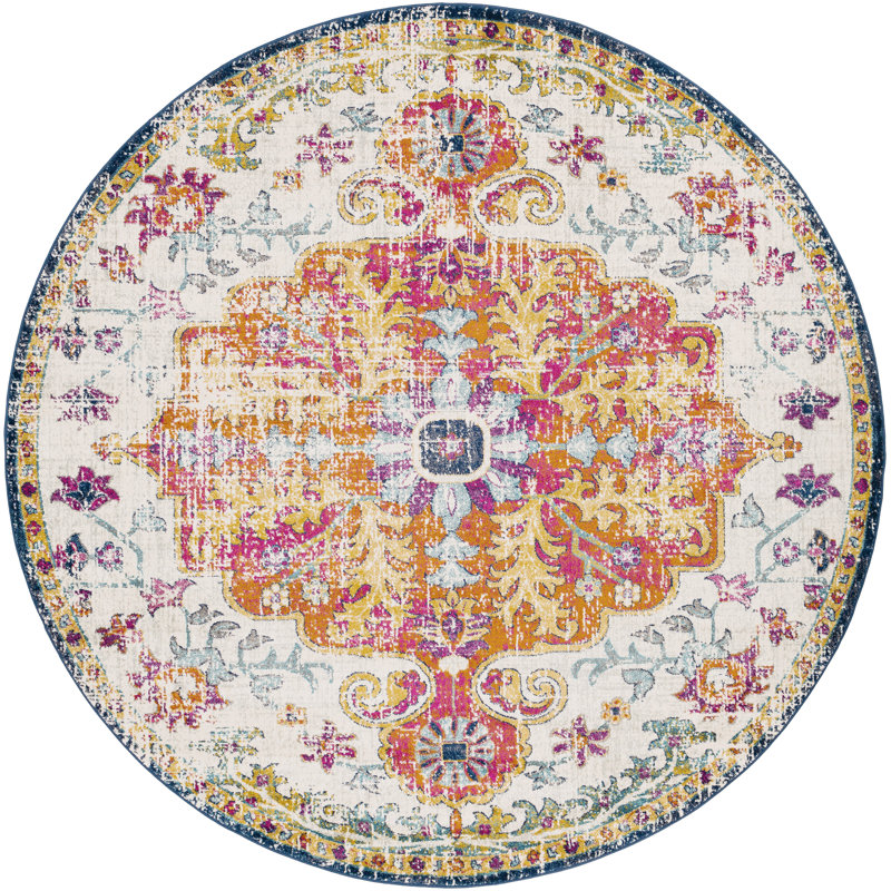 Hillsby Oriental Indoor Rug, Round 7'10"