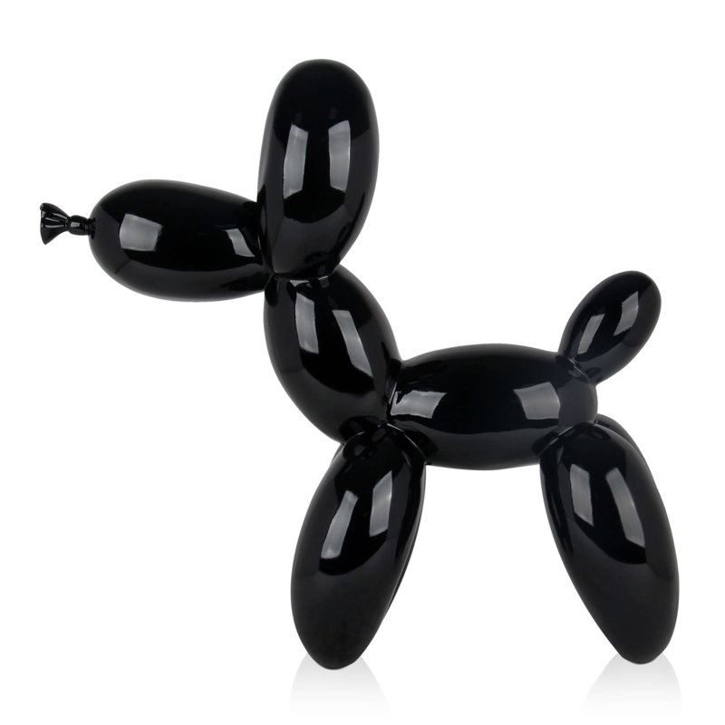 Aagje Animals Figurines & Sculptures, Black, 62cm H x 64cm W x 23cm D
