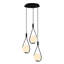Luminaire suspendu grappe à 3 lumières Gallion