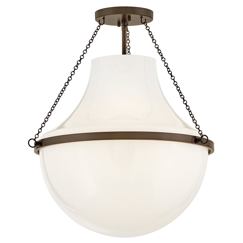 Hinkley Collins Medium Semi-Flush Mount, 18.25'' H x 15'' W x 15'' D