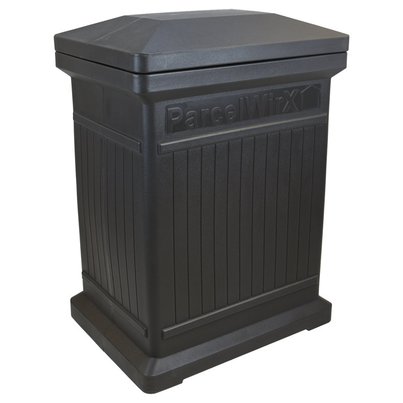 Graphite Vertical Plastic Package Delivery Box