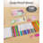 6 Pack Extra Large Plastic Pencil Box, Clear Marker Storage Box, Plastic Container With Lid, Stackable Storage Box