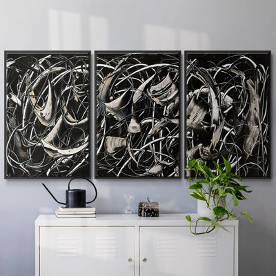 Linear Movement II - Multi Piece Framed Canvas