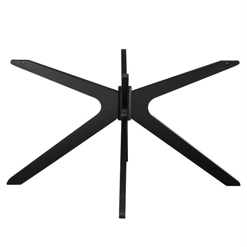 Traverse Dining Table by Modway, Black, 63" W x 63" L