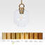 Luminaire suspendu 1 lumière pour îlot de cuisine 1 lumière