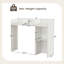 3-Tier Multipurpose Desk Bookshelf with 4 Shelves-2078174556