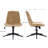 Mariello 23" Wide Adjustable Height Leather Swicel Office Chair With Quilted Backrest-103555100-103555106