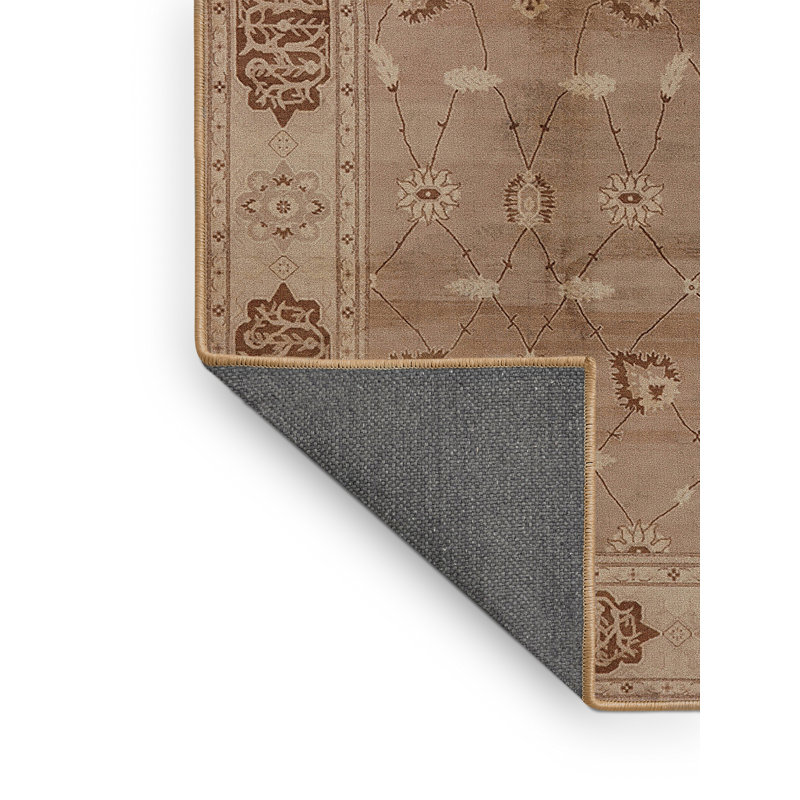 Tapis oriental brun Hovnan, Rectangle 4 pi x 6 pi
