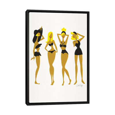 Strickler Cat Coquillette «Blondes In Black Beach Bombshells» - reproduction