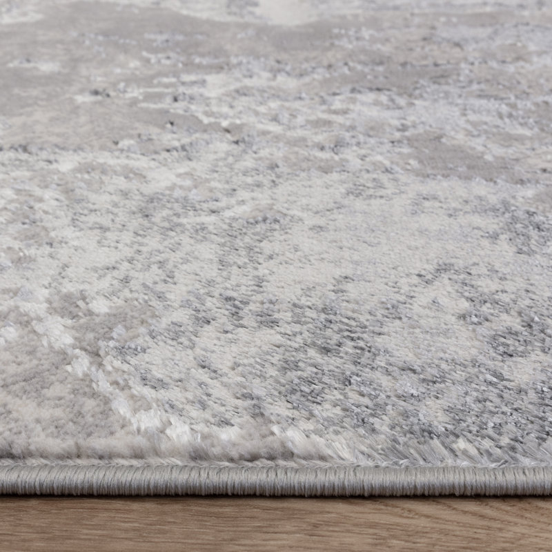 Birl Abstract Area Rug, Rectangle 200 x 275 cm