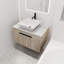 Ensemble de meuble-lavabo flottant avec lavabo en céramique Modern Design-1814498713