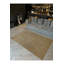 Tapis décoratif lavable à la machine beige